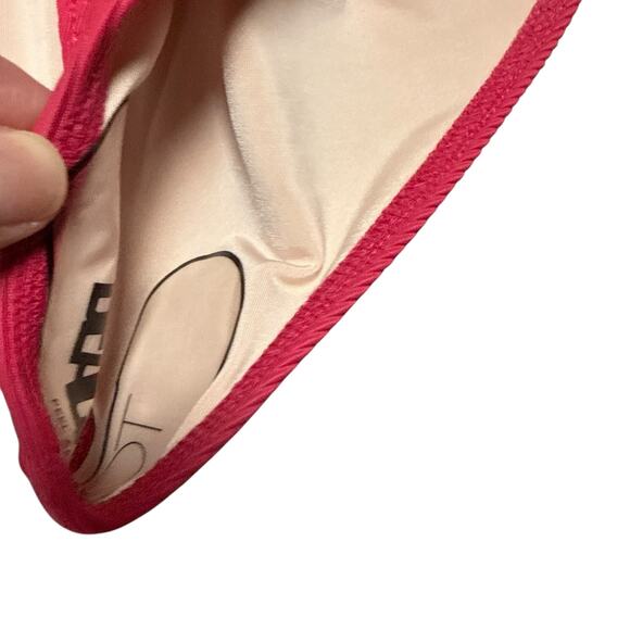 Beach Riot Carlie Pink Colorblock One Piece One Shoulder Swimsuit Size Small - Picture 7 of 10